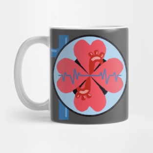 Heartbeat Design Mug